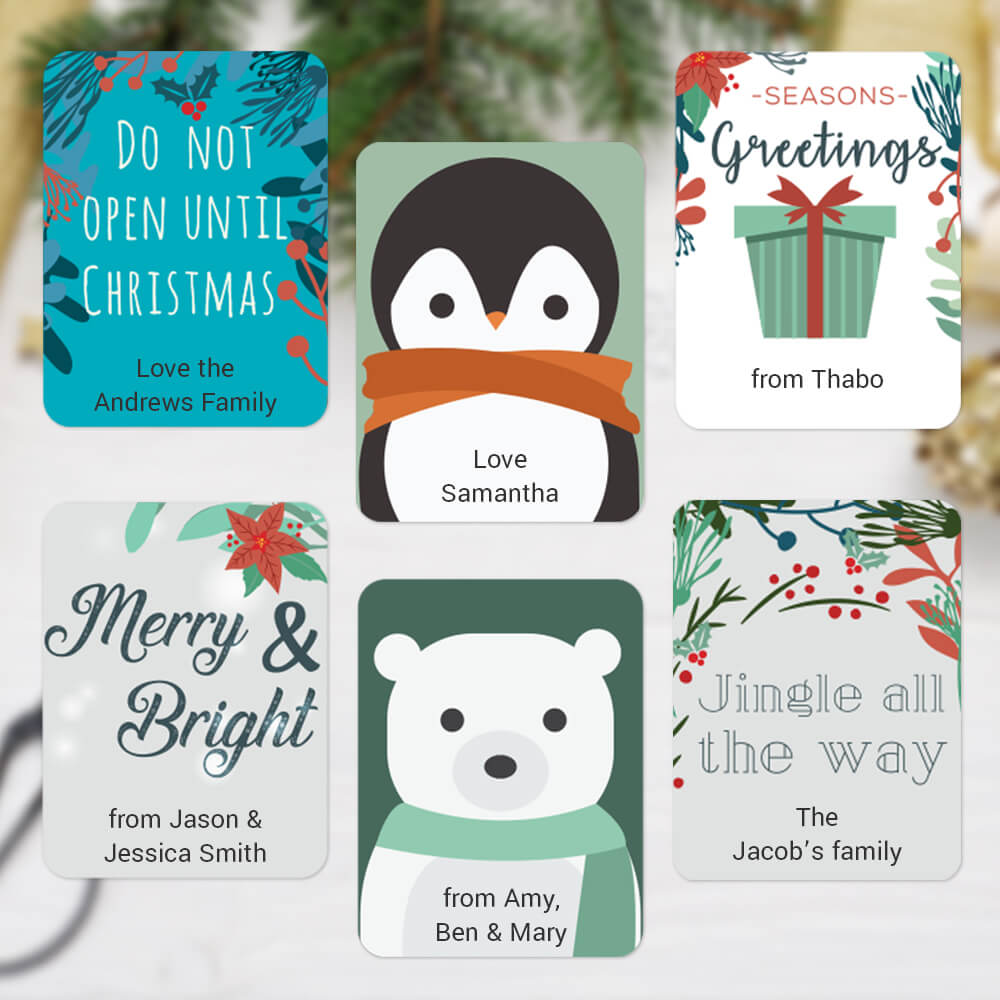 Christmas Labels - Customisable