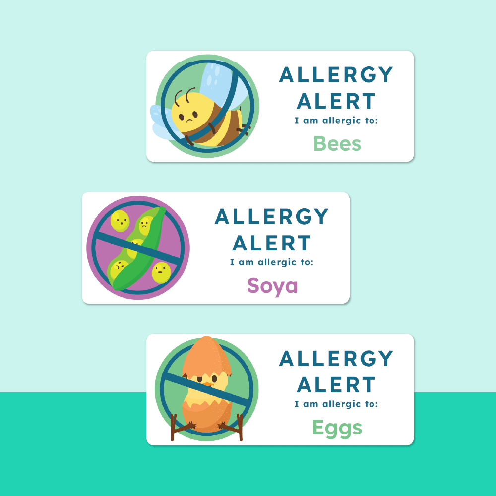 Allergy Alert Labels