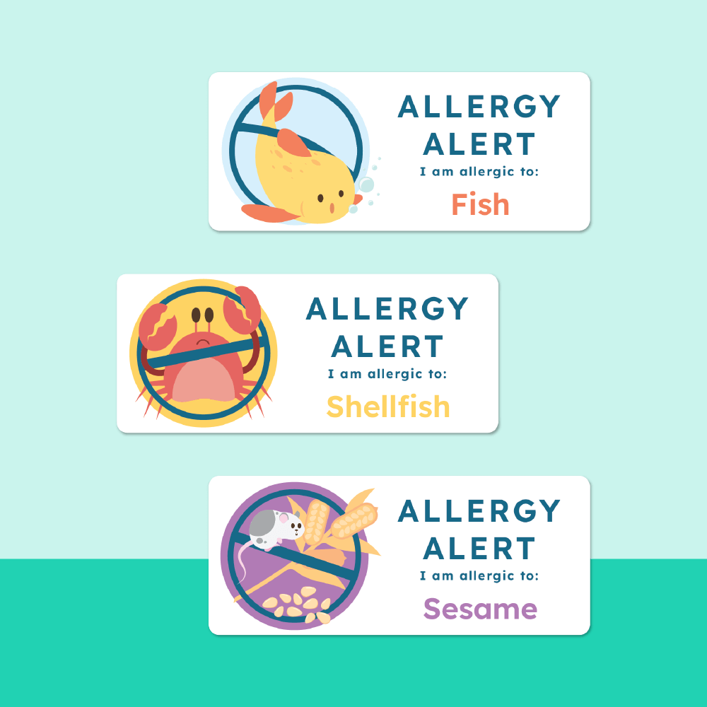 Allergy Alert Labels