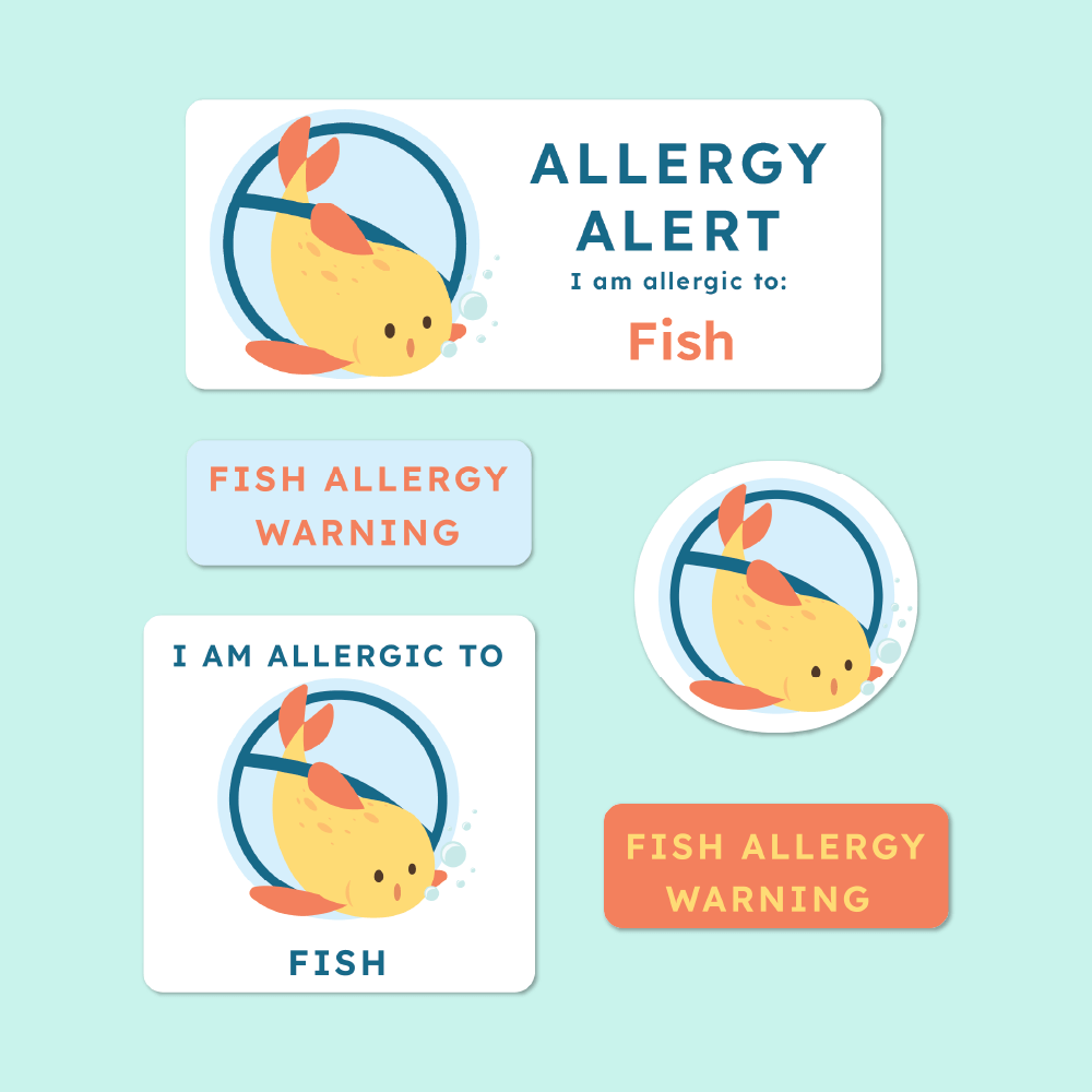 Allergy Alert Labels