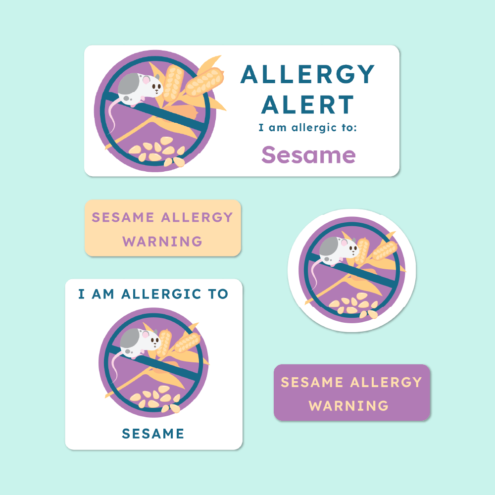 Allergy Alert Labels