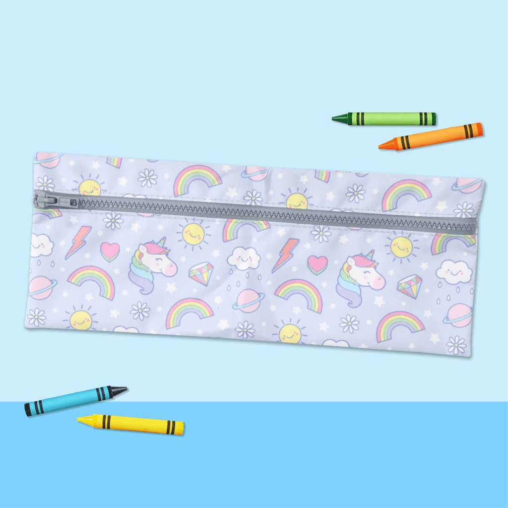 Pencil Bag - Unicorn Badges